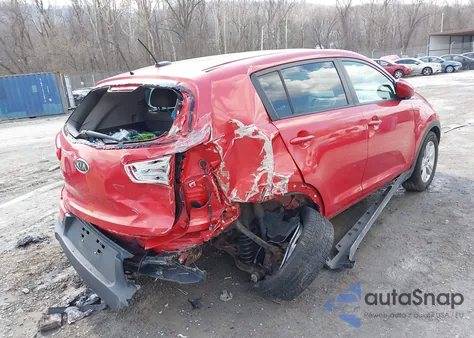 2012 Kia Sportage Lx из США, поврежденный, VIN KNDPB3A23C7250175